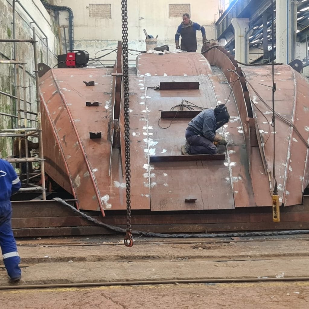 Fabricacion bloques navales